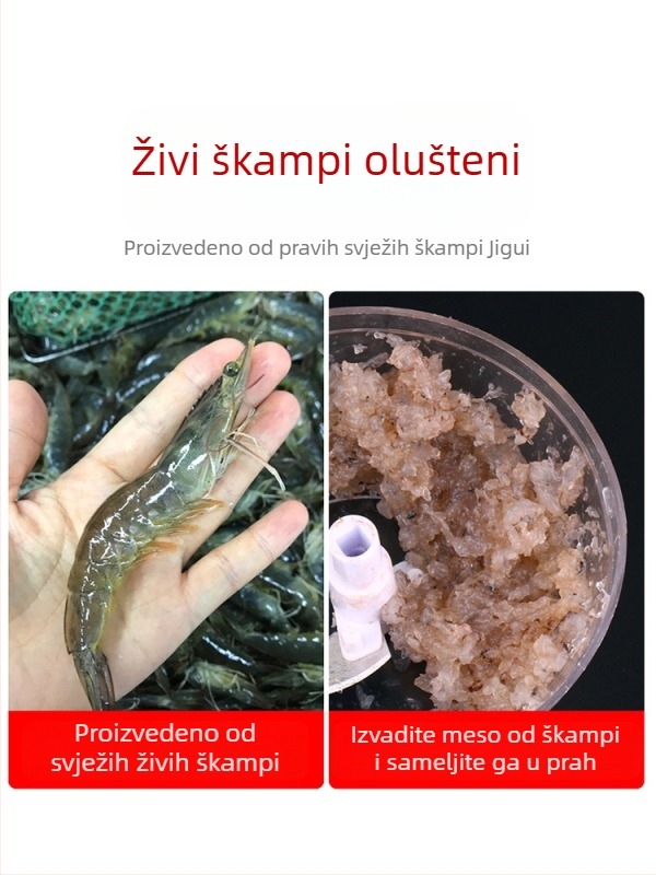 Primamka za ribolov sa škampima — svježa škampi mamac, čista škampi mamac, najlonska konstrukcija (Brand: Explore; Materijal: Nylon; Tip mamca: baziran na škampima)