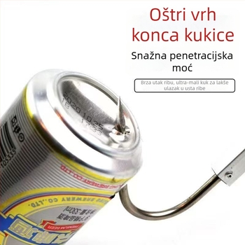 Proširivi alat za ledolovni ribolov s ankrom i vilicastim hvatačem — aluminijeva legura, nehrđajući čelik