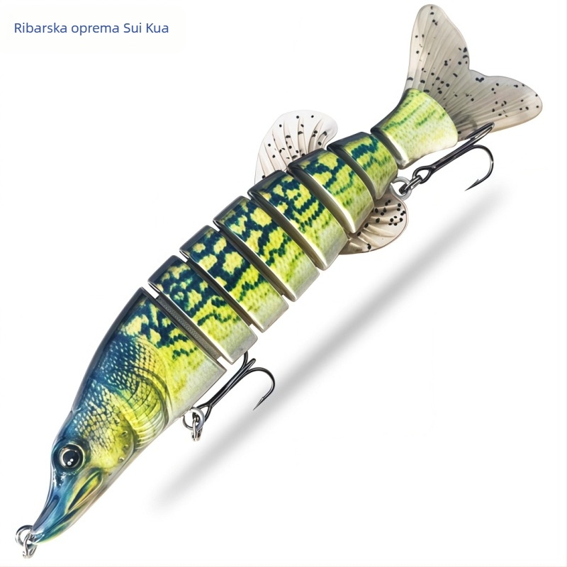 Mamac za ribolov - umjetna varalica, 70 g, 8-segmentna, sintetički materijali, Quick fishing gear