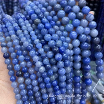 Marge od Aventurin Jade – slobodne perle, polirane fasetirane kuglice, originalni dizajn