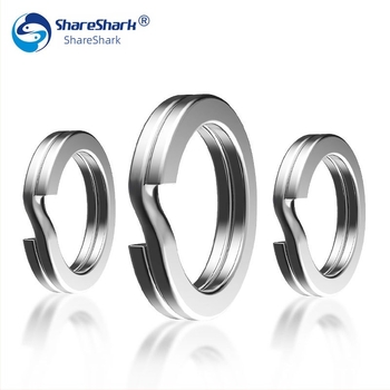 Samsung Fishing Gear 200 komada plosnatih dvostrukih prstena za spojnice mamaca, nehrđajući čelik