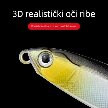 Set potapajućih olovnih varalica u obliku olovke – ultra dugi bacaji, slatkovodna tilapija