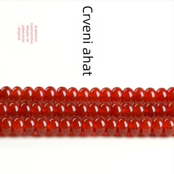 DIY nakit kuglice — ahat disk kuglice, s perljanim premazom, prirodni stil, plemeniti uzorak