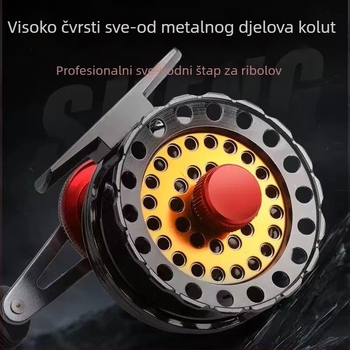 Arnova prednja mulinica za ribolov - potpuno metalna, prednji kotačić, 40 komada u pakiranju