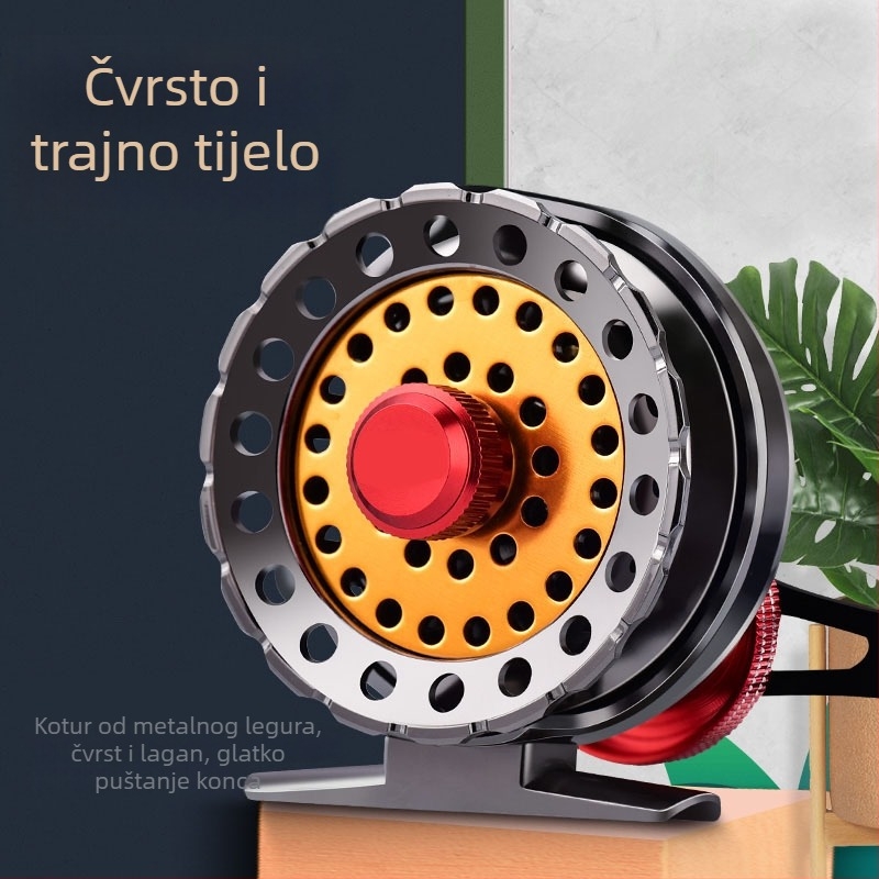 Arnova prednja mulinica za ribolov - potpuno metalna, prednji kotačić, 40 komada u pakiranju