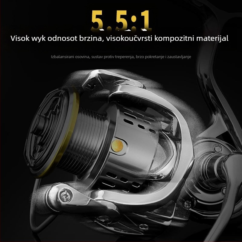 Songchuan Spinning kolut za ribolov – kutija od 40 komada – ovlaštena privatna marka