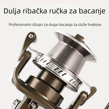 Spinning mulinet, model 12000, potpuno metalna konstrukcija, izuzetno veliki domet bacanja, Fddl/Diao Delai