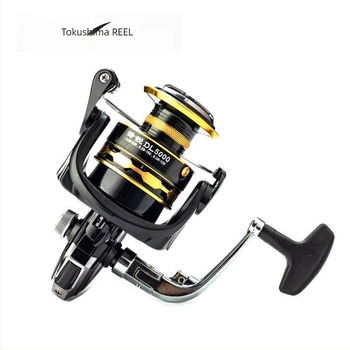 Spinning kolut za ribolov – nagnut otvor, plitka posuda za najlone, cijelo metalno kućište, dugi hod, morski i stijenski ribolov