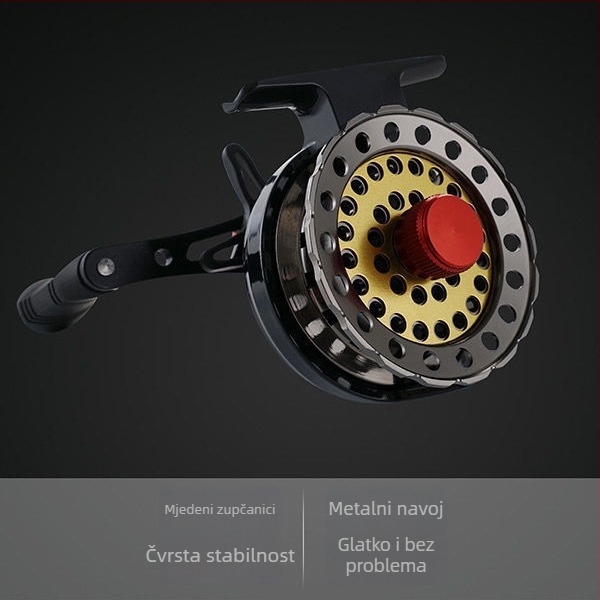 Arnova Cjelokovni Ribolovni Navijač s Prednjim Bacanjem i Magnetskim Kočenjem, Za Ledeni Ribolov