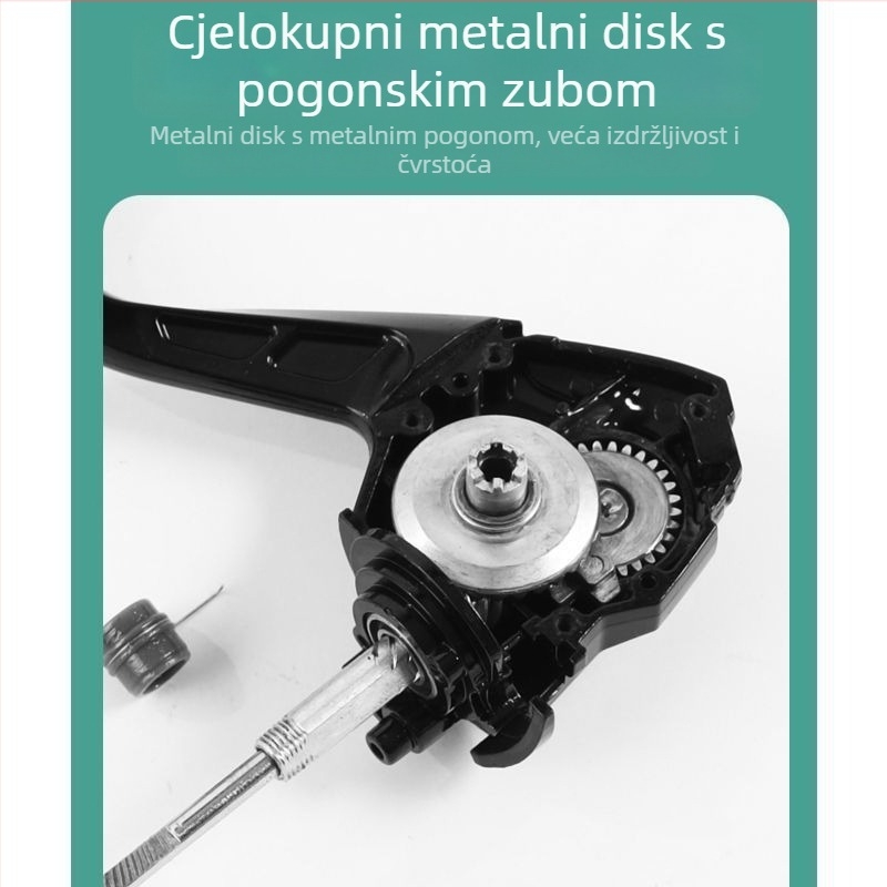 Spinning kolut s potpuno metalnim kućištem i metalnom špulom – ribolovni kolut