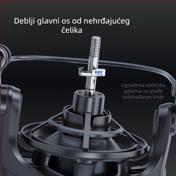 Spinning navijač za dugačke bacanja – metalni plitki bubanj, anti-korozijski za morski ribolov