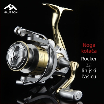 Spinning kolut za ribolov — metalna konstrukcija; privatna marka Haut ton/haodun; podrijetlo Ningbo, Zhejiang; kutija 40 komada