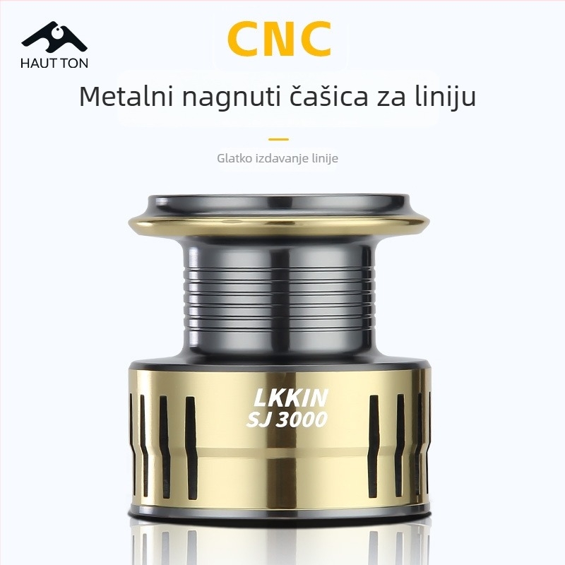 Spinning kolut za ribolov — metalna konstrukcija; privatna marka Haut ton/haodun; podrijetlo Ningbo, Zhejiang; kutija 40 komada