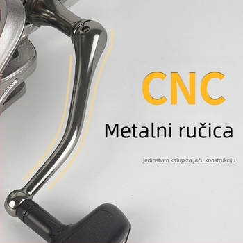 NABE spinning kolut za ribolov – duga dometa, mikro kotačić, metalno tijelo, nagnut otvor, morski ribolov, 40 komada u pakiranju