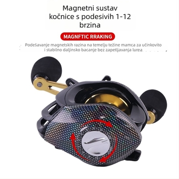 Ribolovni kolut u obliku kapljice vode, mikro kolut, paket 50, spreman za privatnu marku