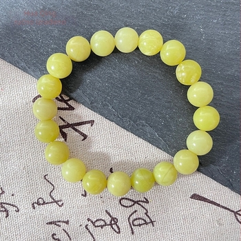 DIY dodaci za nakit – kristalne perle s limunovim nefritom, polirane, podrijetlo: Lianyungang, brend: Smoke chestnut