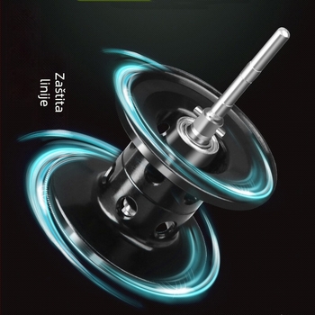 Bubnjasti ribolovni navijač East Fishing — metal/nylon konstrukcija — dugi domet bacanja