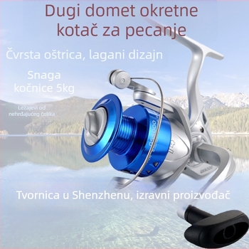 Kalio špining kolut za ribolov, tijelo od visokoučinkovitog najlona, ABS kućište, podrijetlo Shenzhen, pakiranje 40 kom