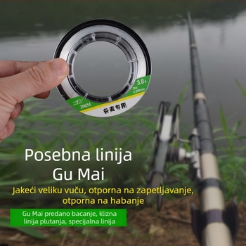 Oryi glavna linija od najlona, snažna, za ribolov na stijenama, dugački dometi bacanja