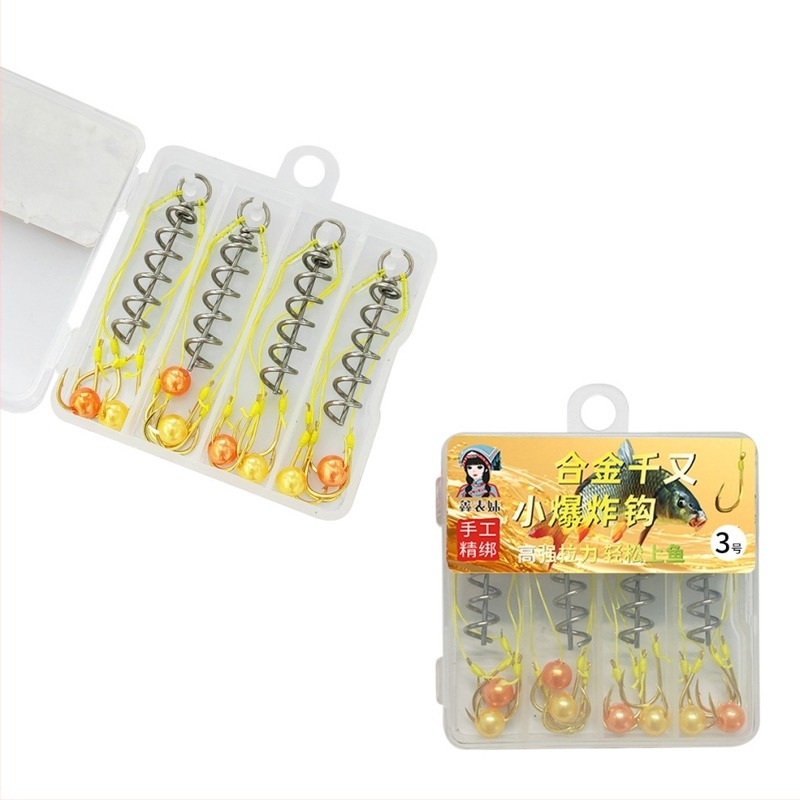 Eksplozivni udica od titanijeve legure za ribolov u rijeci — Gold Wave Fishing Gear