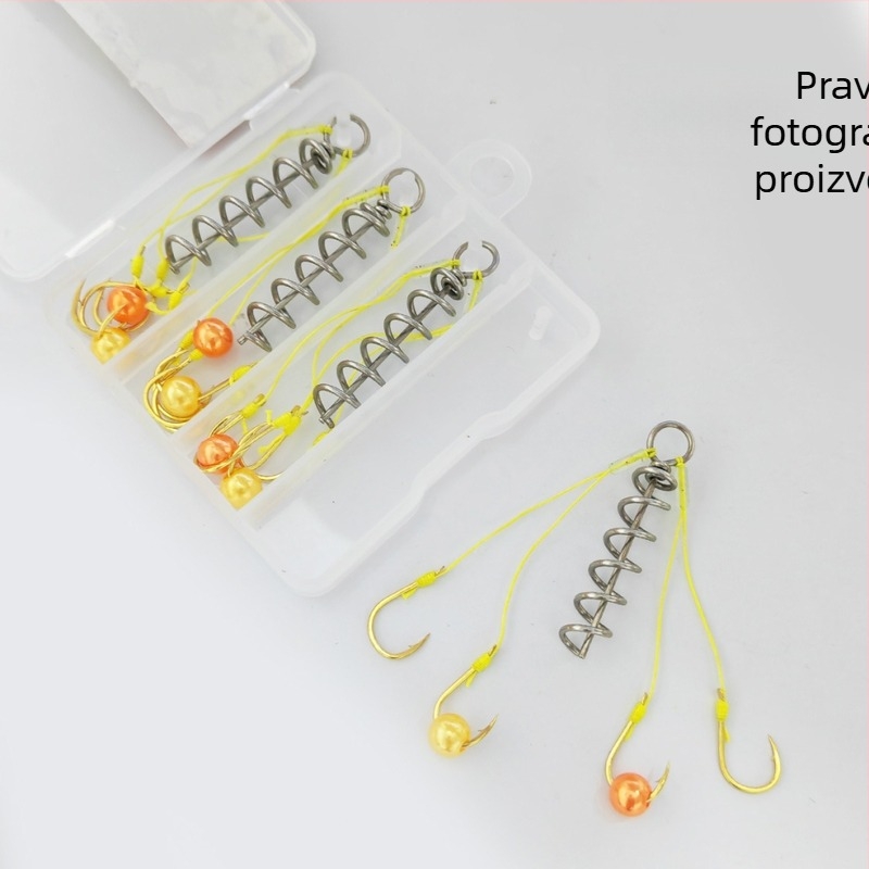 Eksplozivni udica od titanijeve legure za ribolov u rijeci — Gold Wave Fishing Gear