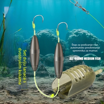 Seelucker feeder za europsku karpu – divlji ribolov, rezervoarsko jezero, udica br. 5