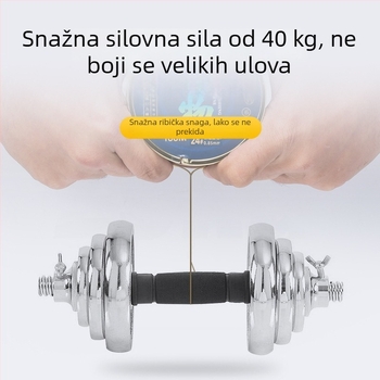 Nylon glavna ribolovna linija — duljina 100 m, snaga 100, pakiranje 200 komada