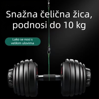 Lider linija za mamce – čelična žica, pod-linija za morski ribolov, spajanje mamaca