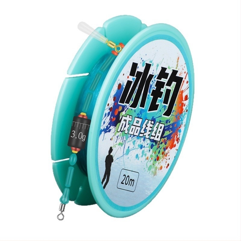 Komplet linije za ledni ribolov - najlon glavna linija, 20 m