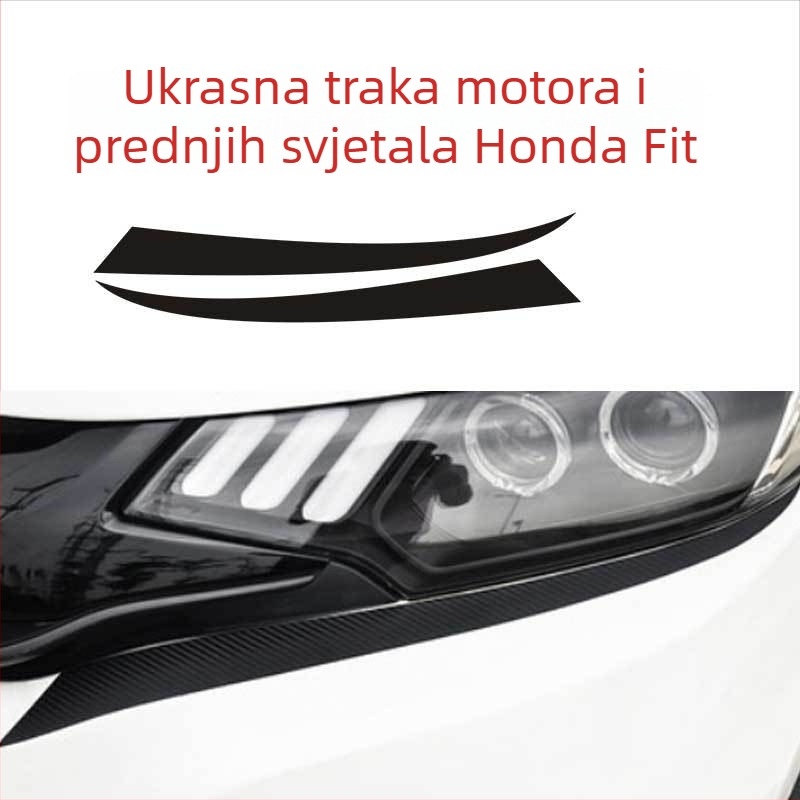 Unutarnja folija od karbonskih vlakana za središnju konzolu – ljepilo na stražnjoj strani, prilagodba dostupna, stil posebnog automobila