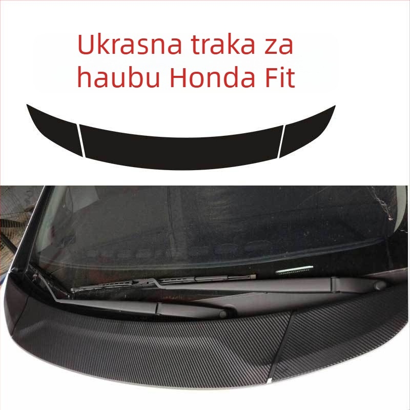 Unutarnja folija od karbonskih vlakana za središnju konzolu – ljepilo na stražnjoj strani, prilagodba dostupna, stil posebnog automobila