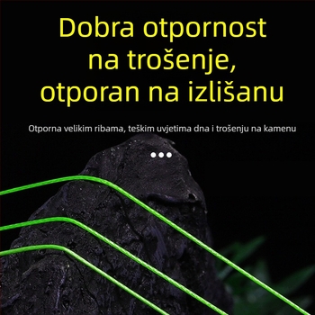 Glavna ribolovna linija Pure Silk, PE materijal, visoka čvrstoća