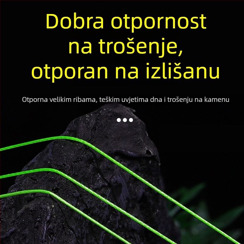 Glavna ribolovna linija Pure Silk, PE materijal, visoka čvrstoća