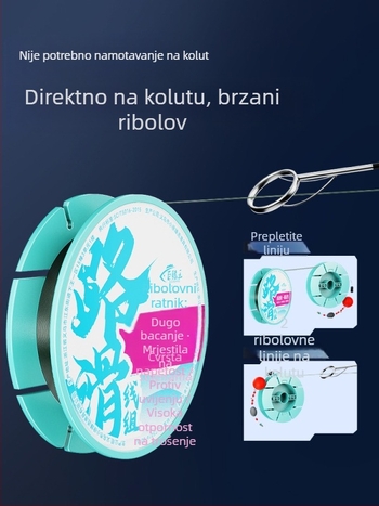 Set najlonskih linija za slatkovodni ribolov (Materijal: Najlon; Tip: Set linija; Primjena: Slatkovodni ribolov)