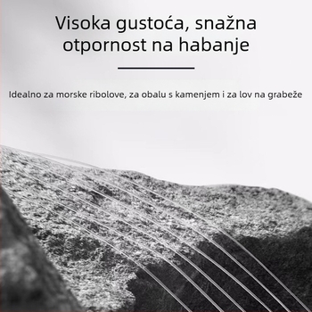Monofilamentna ribolovna linija od karbonskih vlakana, nosivost 4,4–73 lb, pakiranje u kutiji 300 kom