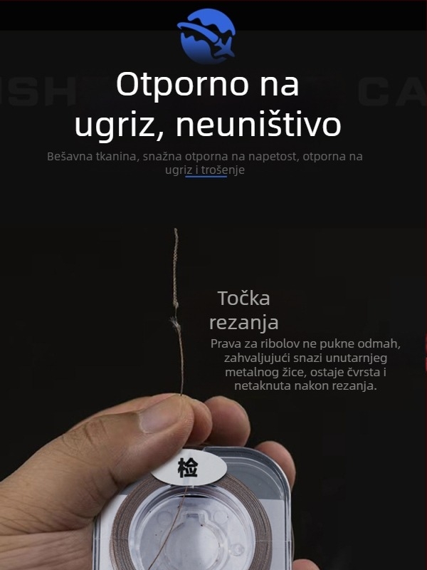 Fisherman cat PE glavna linija — ribolovna linija, materijal PE, snažna vučna snaga