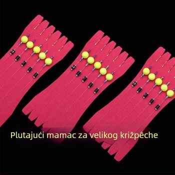 Rig za karasa s najlonskom nitom, promjenjiva duljina, pogodna za rezervoare, rijeke i jezera