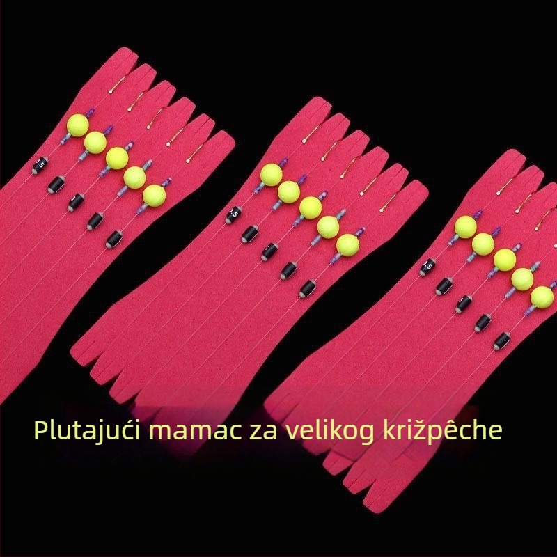 Rig za karasa s najlonskom nitom, promjenjiva duljina, pogodna za rezervoare, rijeke i jezera