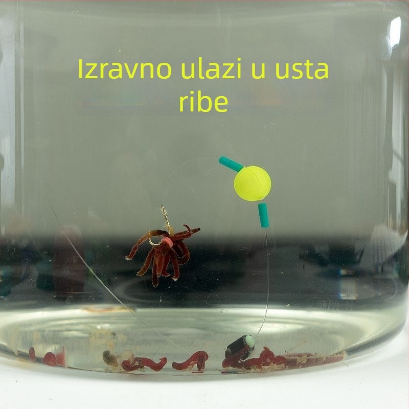 Rig za karasa s najlonskom nitom, promjenjiva duljina, pogodna za rezervoare, rijeke i jezera