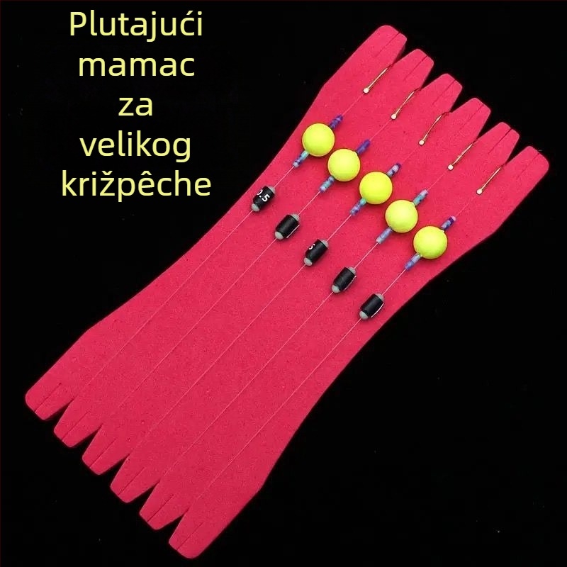 Rig za karasa s najlonskom nitom, promjenjiva duljina, pogodna za rezervoare, rijeke i jezera