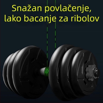 Glavna ribolovna linija — najlon, točkasti uzorak, mek osjećaj, visoka napetost (Tip: glavna linija; Materijal: najlon; Uzorak: točkasti; Tekstura: mek; Napetost: visoka)