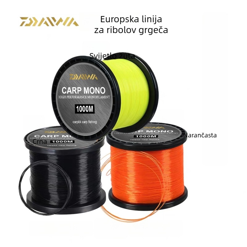 Glavna linija za ribolov, najlon materijal, posebna čvrstoća, kutija s 10 komada.