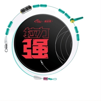 Set linije za šarane — glavna linija i podlinija, ojačana i zavezana, PE materijal, snažan napetost, kompletan pribor