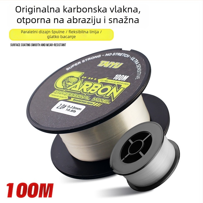Taoyu karbonska ribolovna linija | karbonska vlakna, izdržljiva, ribolovna linija, kutija 200 kom.