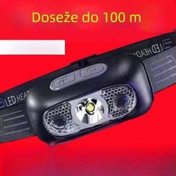 Čelna lampa s baterijom, žaruljni izvor, vodootporna, model Bj779k8j