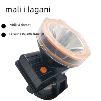 Taizhong Star LED čelna lampa, vodootporna, domet 200 m, trajanje 7–15 h, model TX-8847, za nočni ribolov na otvorenom