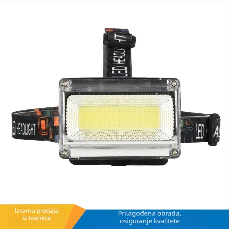 LILIANG 6653B čelna lampica – vodootporna, zum s mogućnost, domet 100–200 m, trajanje 3–4 h, za speleologiju, kampiranje, planinarenje, potragu i noćni ribolov