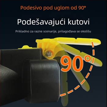 Ribolovna čelna svjetiljka, punjiva, domet zrake 200 m, 18 sati rada, vodootporna