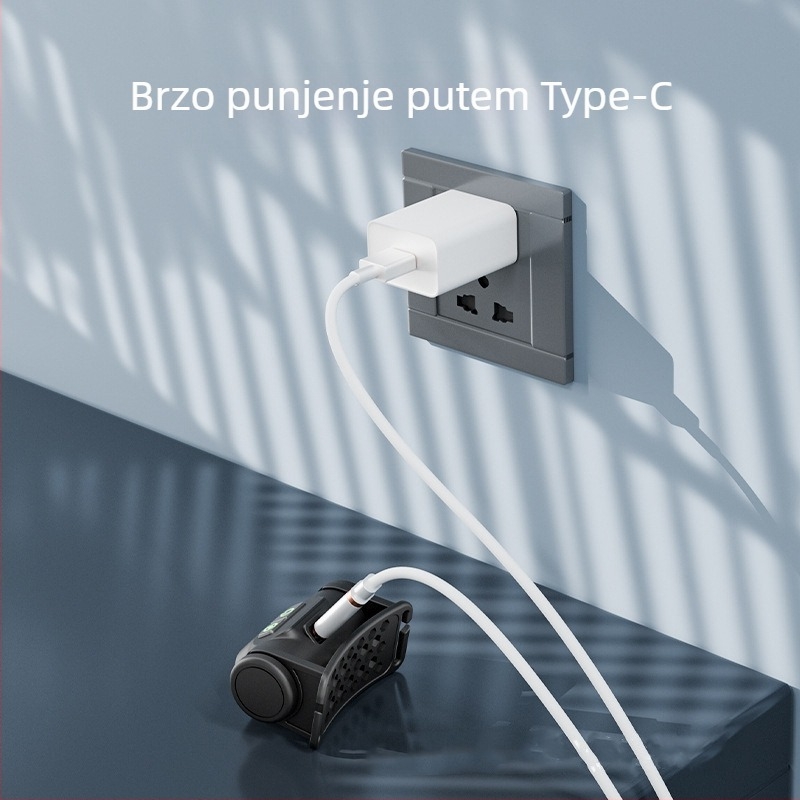 Eksplozijski otporna LED čelna lampica USB punjiva, 5W, baterija 1200mAh