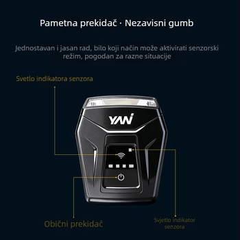 Lampa za kapu s klipom za noćni ribolov, COB LED, 1100 mAh baterija, punjiva, montirana na kapu, domet do 50 m